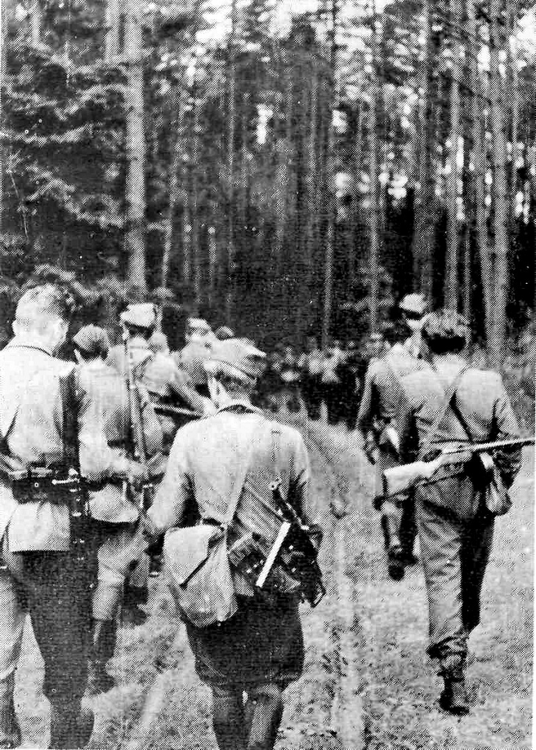 Выход на задание летом 1944 года