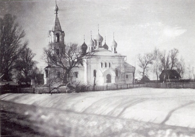 1942 г. Церковь в д. Лахва, фото немецкого офицера