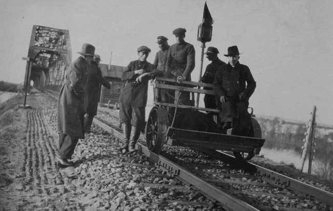 1933 мост через Припять